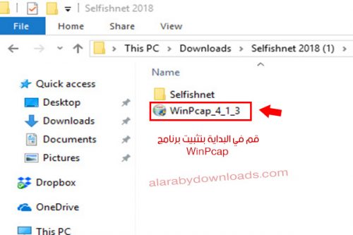 selfishnet para windows 10